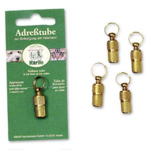 Karlie Adresstube - Goldfarben - Groß