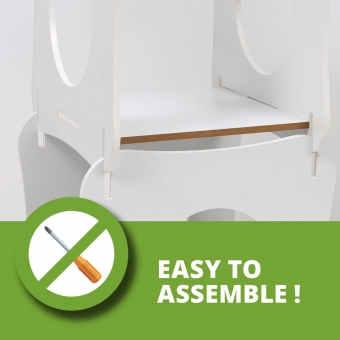 Vesper Katzenhaus Condo - Weiß – Bild 6