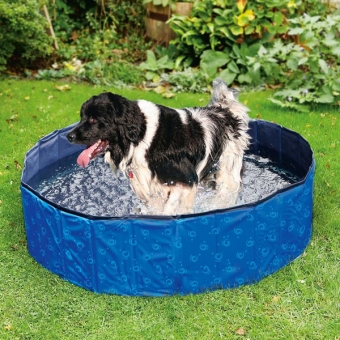 Karlie Flamingo DOGGY POOL Swimmingpool für Hunde - Blau gemustert - 120 cm – Bild 6
