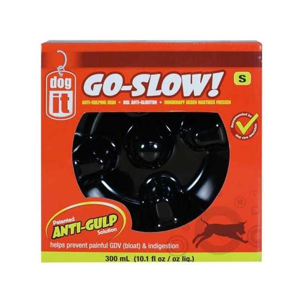 DOGIT Go-Slow Anti-Schling-Napf Schwarz 600 ml – Bild 3