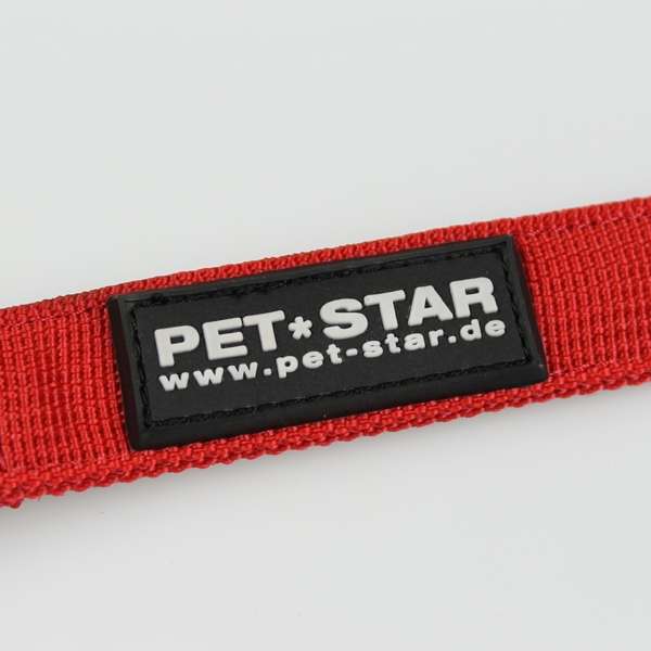 Pet-Star Leine (passend zum Pet-Star Softgeschirr / Netzgeschirr) - Rot – Bild 4