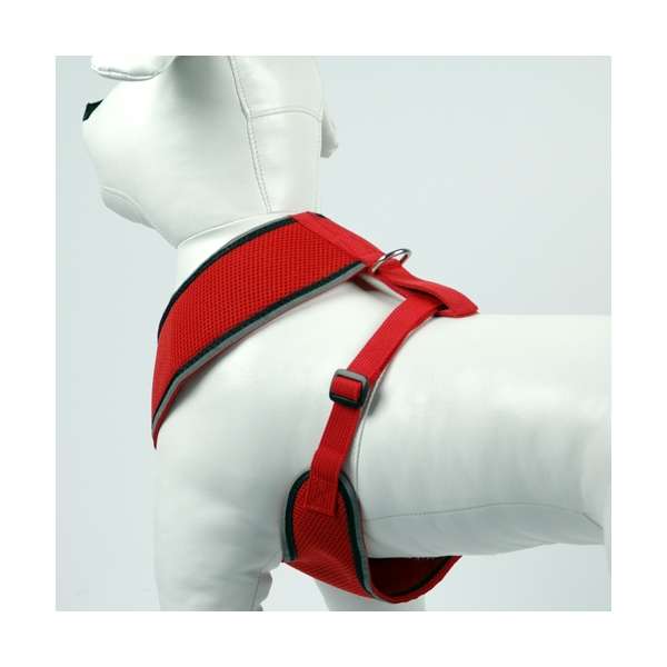 Pet-Star Softgeschirr / Netzgeschirr - Rot - XL – Bild 4