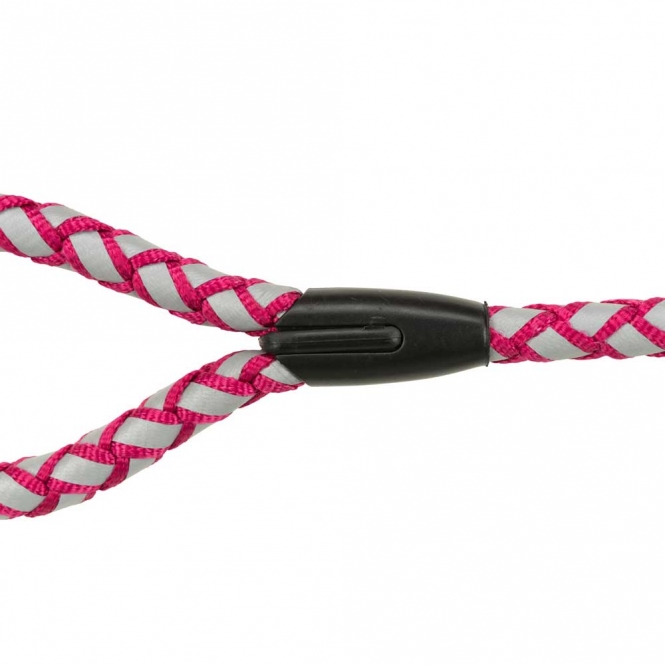 Trixie Cavo Reflect Leine - 1 m - Fuchsia / S-M – Bild 4