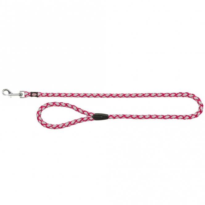 Trixie Cavo Reflect Leine - 1 m - Fuchsia / S-M – Bild 5
