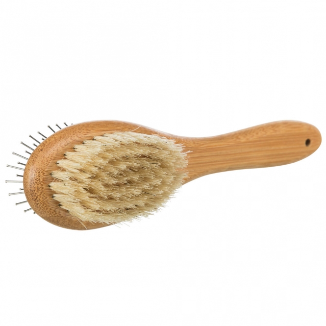 Trixie beidseitige Bürste aus Bambus - 5 x 19 cm – Bild 5