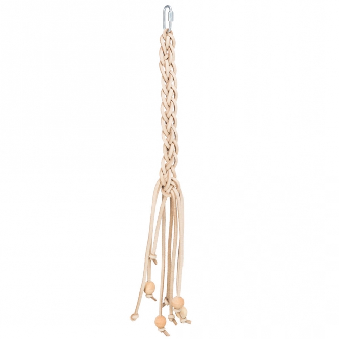 Trixie Vogelspielzeug aus Leder und Holz – Bild 3