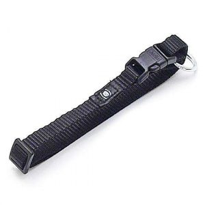 Karlie ASP Halsband verstellbar - Schwarz - 25 mm, 45-65 cm