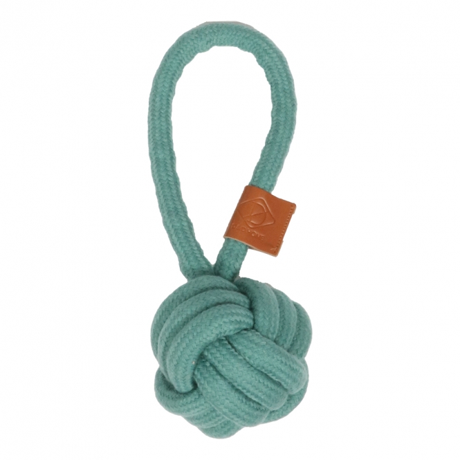 D&D Knotenball mit Schlaufe Harper - blau - 27 x 10cm – Bild 4