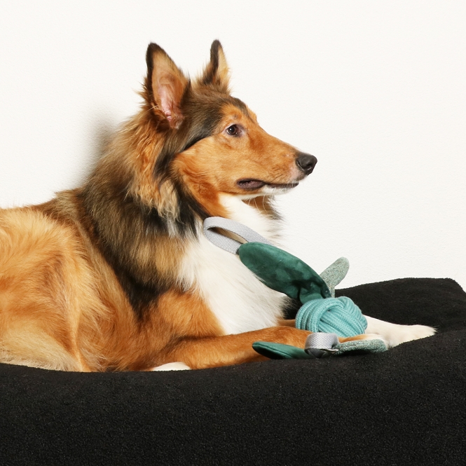 D&D Baumwolll-Spielzeug Jule - blau - 37 x 6,5 x 6,5cm – Bild 4