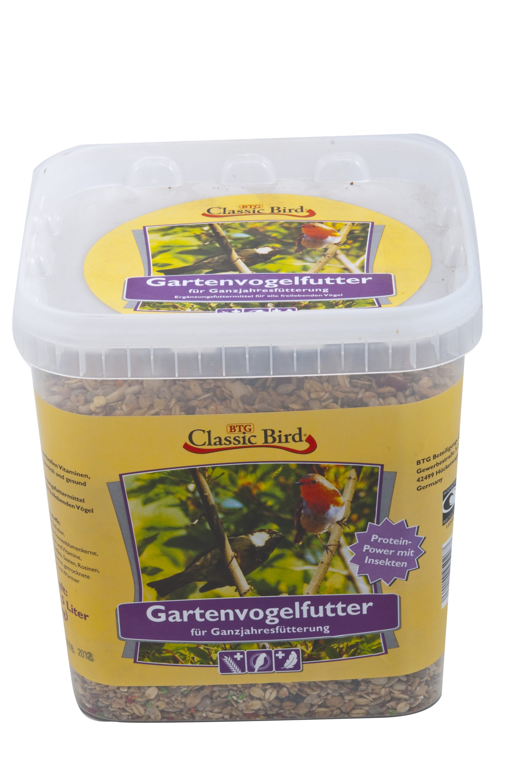 Classic Bird Gartenvogelfutter 3kgEimer